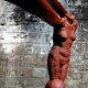 Fallen II (abstract figurative sculpture) by sculptor Ian Campbell-Briggs