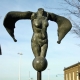 Fallen I (figurative sculpture) by sculptor Ian Campbell-Briggs