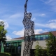 Juno at G-Live, Guildford (abstract figurative sculpture) by sculptor Ian Campbell-Briggs
