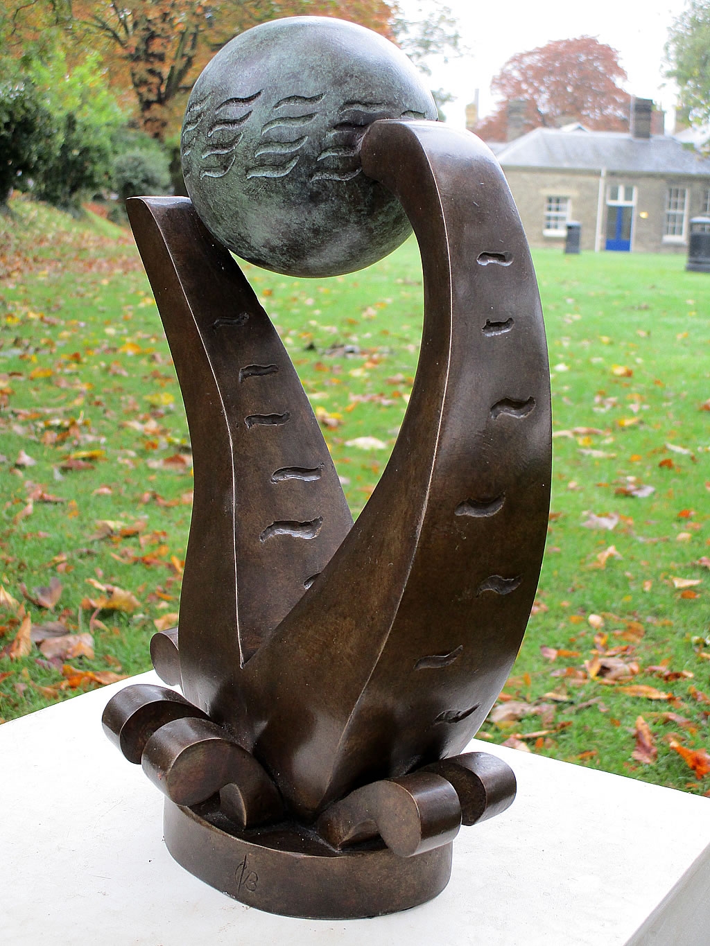 IOPC Funds Trophies (abstract sculpture) by sculptor Ian Campbell-Briggs